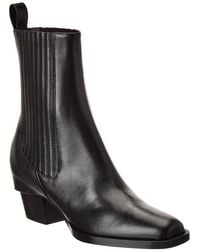 Fendi - Leather Bootie - Lyst