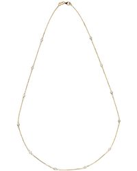 Suzy Levian - 14k 0.30 Ct. Tw. Diamond Station Necklace - Lyst