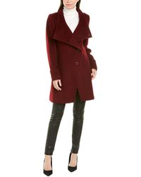 Trina Turk Trina By Fiona Wool-blend Coat - Red