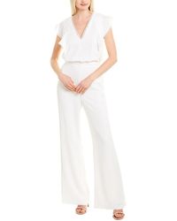 ml monique lhuillier jumpsuit with bow