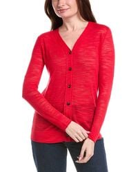 Lafayette 148 New York - Button Front Cardigan - Lyst