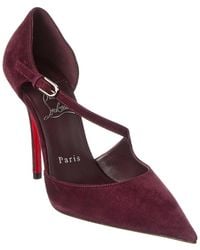 Christian Louboutin - Miss Ziggyta 100 Suede Pump - Lyst