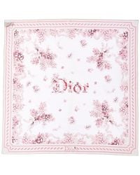 Dior - Lilac Silk Scarf - Lyst