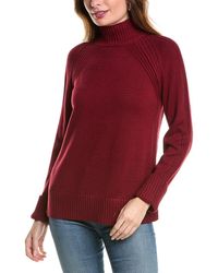 Jones New York - Directional Mock Neck Sweater - Lyst
