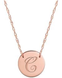 Jane Basch - 14K Initial Necklace -Z) - Lyst