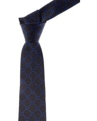 Gucci - Interlocking G Silk Tie - Lyst