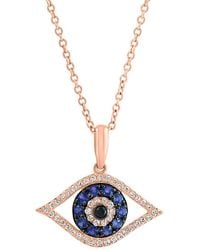 Effy Fine Jewelry - 14K Rose 0.14 Ct. Tw. Diamond Necklace - Lyst