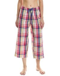Hue - Seersucker Pajama Capri - Lyst