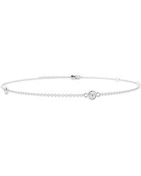 Lab Grown Diamonds - 0.13 Ct. Tw. Lab-Grown Diamond Bolo Bracelet - Lyst
