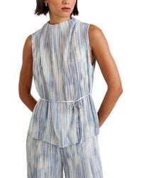 Bella Dahl - Mock Neck Top - Lyst