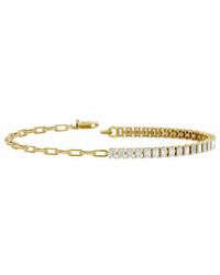 Lab Grown Diamonds - 14K 2.48 Ct. Tw. Lab-Grown Diamond Bracelet - Lyst