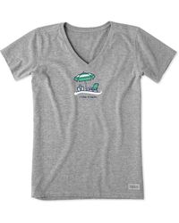 Life Is Good. - Crusher V-Neck T-Shirt - Lyst