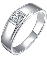 Rachel Glauber - Plated Cz Statement Ring - Lyst