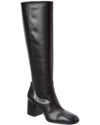 Stuart Weitzman - Nola Zip Leather Knee-High Boot - Lyst