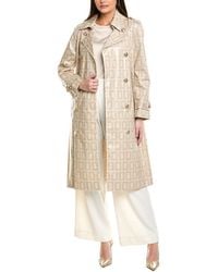 KARL LAGERFELD - Double L Trench Coat - Lyst