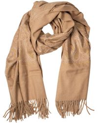 Saachi - Paisley Embroidered Scarf - Lyst