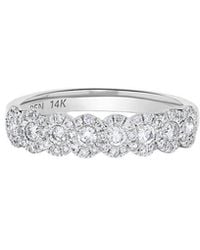 H.J. Namdar - 14K 0.55 Ct. Tw. Diamond Halo Ring - Lyst