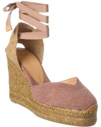 Castaner Castaner Chiara 80 Canvas Wedge Espadrilles in Blue Lyst UK