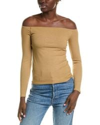 Enza Costa - Off-The-Shoulder Shirt - Lyst