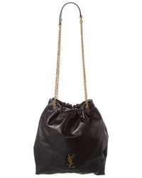 Saint Laurent - Jamie 4.3 Pochon Leather Bucket Bag - Lyst