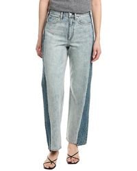 Rag & Bone - Shea High-Rise York Spliced Ankle Straight Jean - Lyst