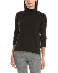 InCashmere - Mock Neck Cashmere Sweater - Lyst
