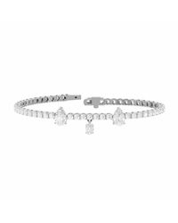 Lab Grown Diamonds - 14K 6.99 Ct. Tw. Lab-Grown Diamond Bracelet - Lyst