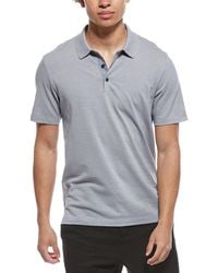 Theory - Pique Polo Shirt - Lyst