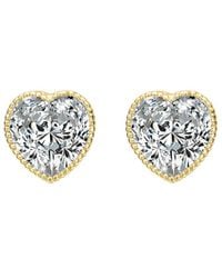 Rachel Glauber - 14K Diamond Cz Earrings - Lyst