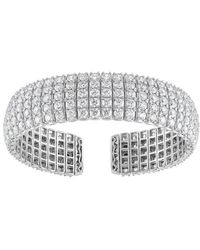 Lab Grown Diamonds - 14K 32.50 Ct. Tw. Lab-Grown Diamond Fashion Bangle - Lyst