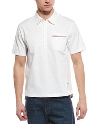 Thom Browne - Jersey Oversized Polo Shirt - Lyst