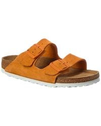 Birkenstock - Arizona Bs Narrow Suede Sandal - Lyst