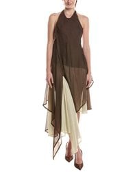 HL Affair - Sleeveless Midi Dress - Lyst