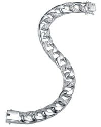 Genevive Jewelry - Silver Cz Bracelet - Lyst