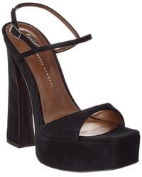 Giuseppe Zanotti - Destino 100 Suede Platform Sandal - Lyst