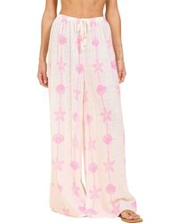 Surf Gypsy - Printed Wide Leg Pant - Lyst