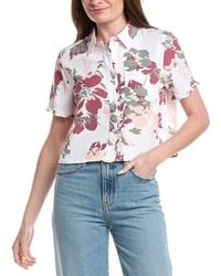 Ellen Tracy - Linen-Blend Shirt - Lyst