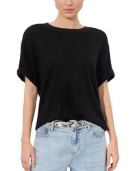 ALICE+OLIVIA ♥ Evan Staceface Oversized Tee/追跡付 Evan Oversized Roll Slv Tee In Stace Queen | Alice + Olivia