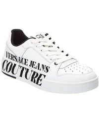 Versace Jeans Couture - Leather Sneaker - Lyst