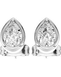 Amairah - 14K 1.00 Ct. Tw. Lab-Grown Diamond Stud Earrings - Lyst