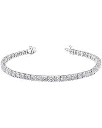 Lab Grown Diamonds - 14K 12.00 Ct. Tw. Lab Grown Diamond Bracelet - Lyst