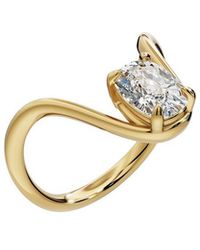 Lab Grown Diamonds - 18K Plated 1.00 Ct. Tw. Lab-Grown Diamond Ring - Lyst