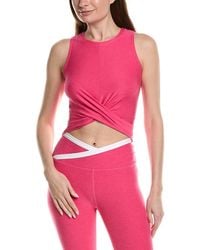 Beyond Yoga - Featherweight Center Stage Cropped Tank - Lyst