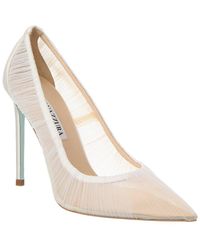 Aquazzura - Voile 105 Satin & Mesh Pump - Lyst