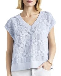 Splendid - Ss Crochet Sweater - Lyst