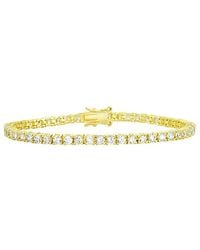 Rachel Glauber - 14K Over Cz Tennis Bracelet - Lyst