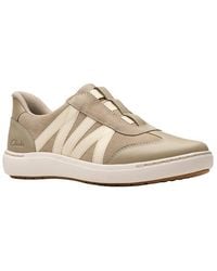 Clarks - Nalle Tess Leather Sneaker - Lyst