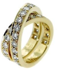 Cartier - 18K 2.24 Ct. Tw. Diamond Nouvelle Vague Bypass Ring (Authentic Pre- Owned) - Lyst