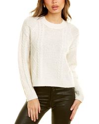 vince cable mock neck merino wool blend sweater