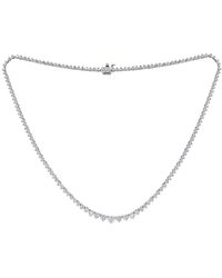 Diana M. Jewels - Fine Jewelry 14k 6.80 Ct. Tw. Diamond Tennis Necklace - Lyst